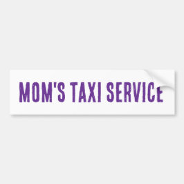 Mamma TAXI Service-stötfångare Bildekal