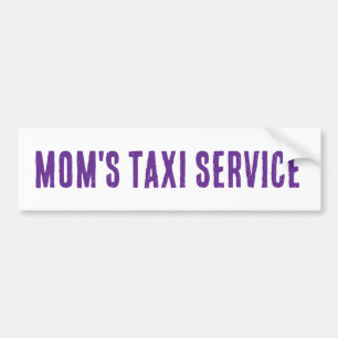 Mamma TAXI Service-stötfångare Bildekal
