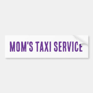 Mamma TAXI Service-stötfångare Bildekal