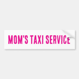 Mamma TAXI Service-stötfångare Bildekal