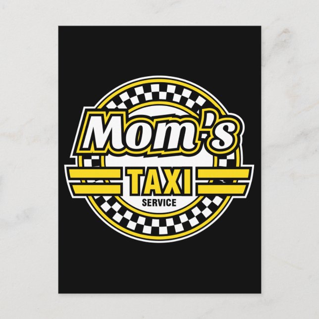 Mamma Taxi Service Vykort (Framsida)