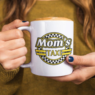 Mamma Taxi Sign Kaffemugg