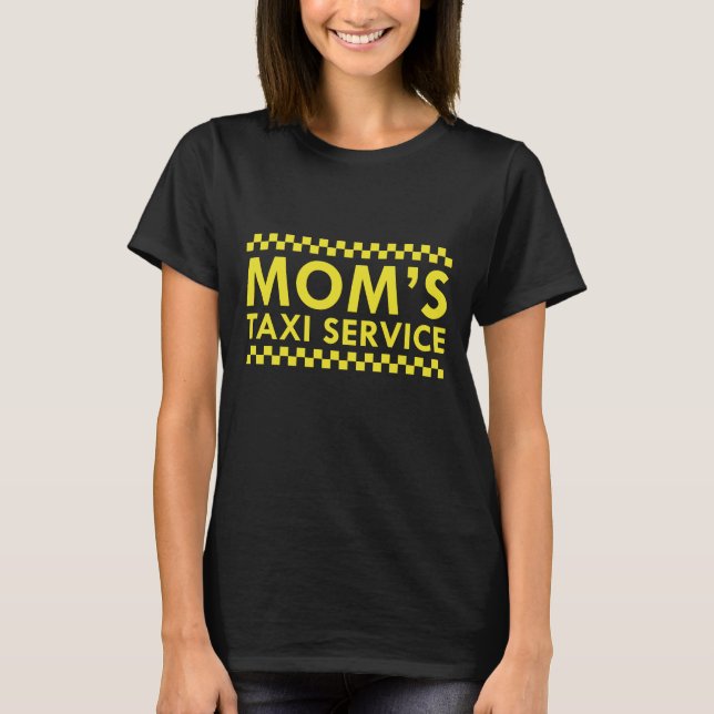Mamma Taxi T Shirt (Framsida)
