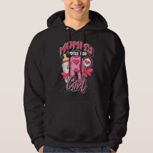 Mamma Team Girl Baby Party Baby Shower Mamma Gende Hoodie