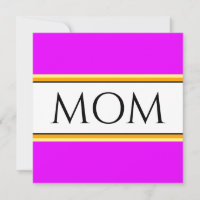 MAMMA Text Tropical Rosa White Orange Black Rand
