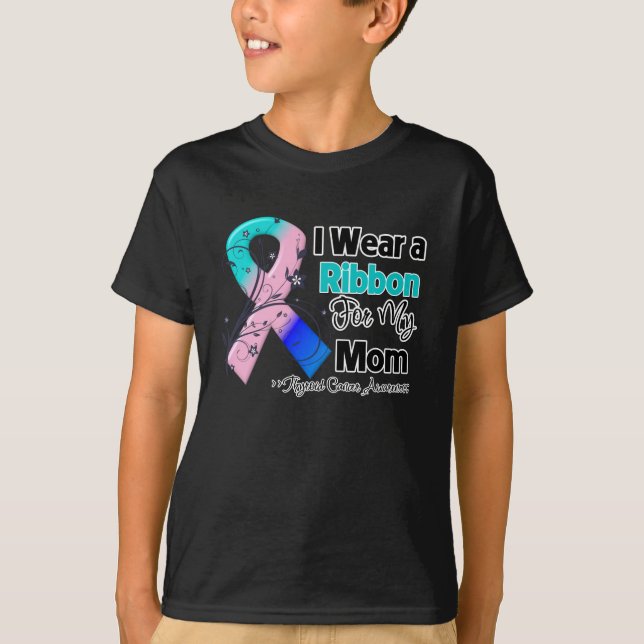 Mamma - Thyroidcancerband T Shirt (Framsida)