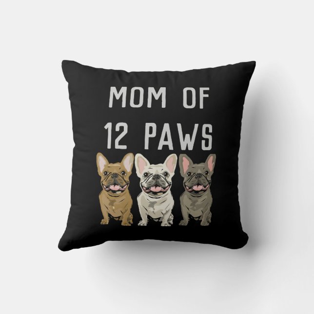 Mamma till 12 tassar kudde (Baksida)