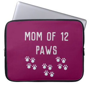 Mamma till 12 tassar laptop fodral