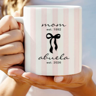Mamma till Abuela kopp med rosett