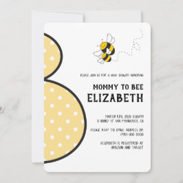 Mamma till att bli inbjudan till babydusch för hum