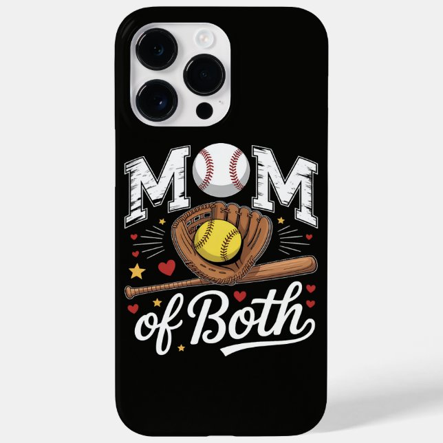 Mamma till båda Game Day Baseboll Softboll  (Baksida)