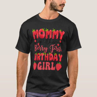 Mamma till bär-födelsedagsflickan för första året t shirt