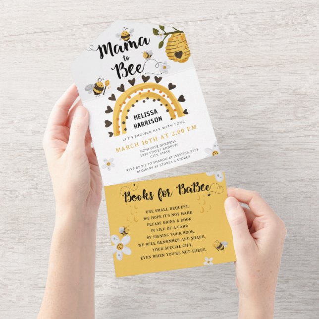 Mamma till Bee Baby Shower (Tearaway)
