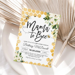 Mamma till Bee Baby Shower Inbjudan | Bumble Bee