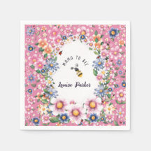 Mamma till Bee Baby Shower Inbjudan