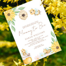 Mamma till Bee Baby Shower Solros