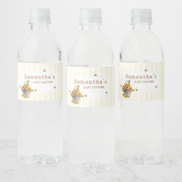 Mamma till Bee Baby Shower Vattenflaskor Etikett