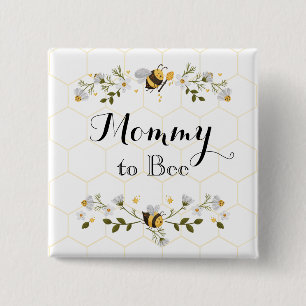 Mamma till Bee-babyduschnål Knapp