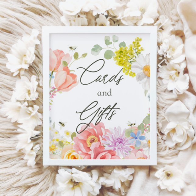 Mamma till Bee | Blommigt Vattenfärgsbabyskor Poster (Skapare uppladdad)