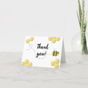 Mamma till Bee Cute Baby Shower Tack Kort
