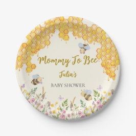 Mamma till Bee Cute Bumblebee Blommigt Baby Shower