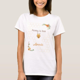 Mamma till Bee Cute T-shirt för att du väntade dig