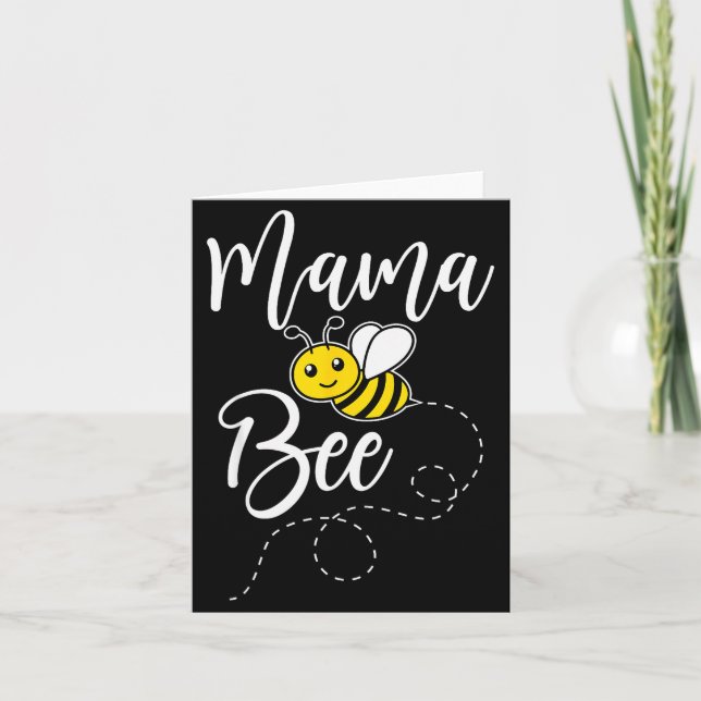 Mamma till Bee Day-flickan Hive Familj Matchande F Kort (Framsida)