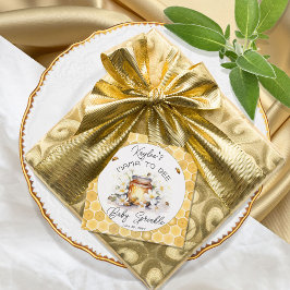 Mamma till Bee Flowers och Bees Honung Baby Sprink Gåvor Etiketter