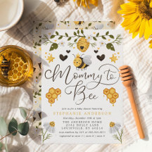 Mamma till Bee Honeycomb Bumblebee Baby Shower