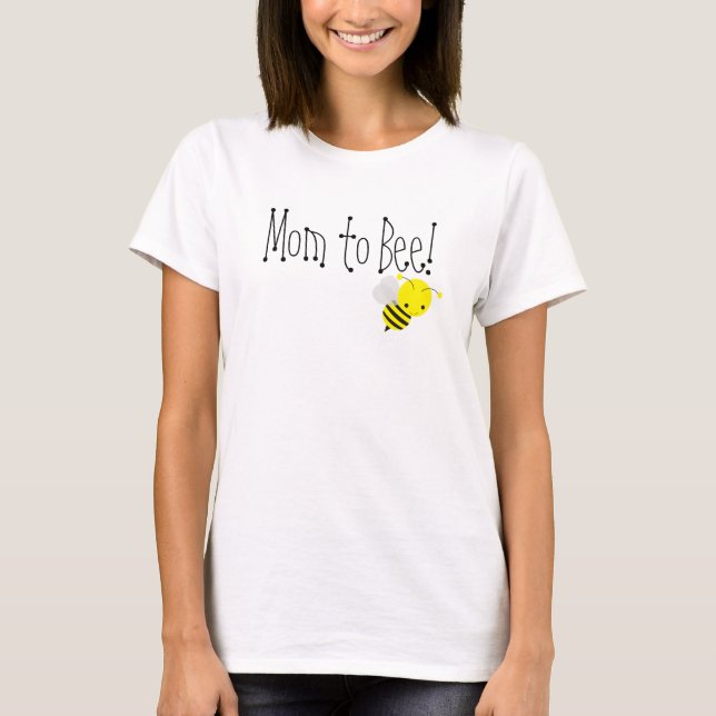 Mamma till Bee Moderskap T-Shirt (Framsida)