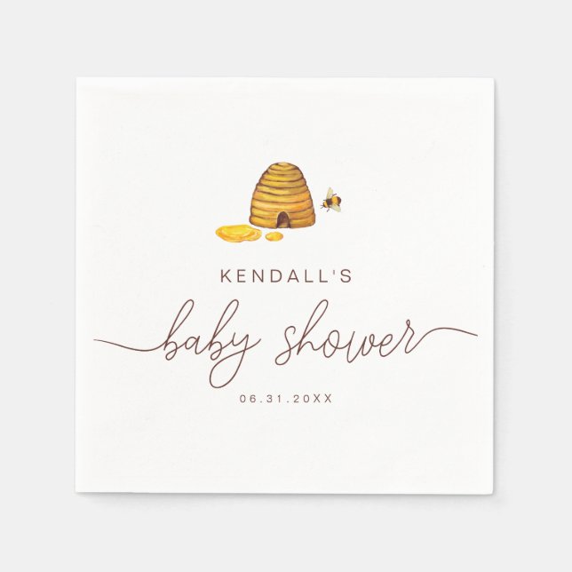 Mamma-till-Bee Napkins Pappersservett (Framsidan)