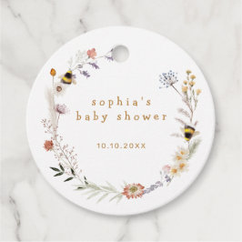 Mamma till Bee WildblomBaby Shower Gåvor Etiketter