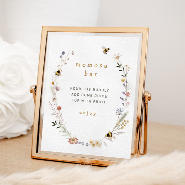 Mamma till Bee Wildblommomosa Pub-tecken (Skapare uppladdad)