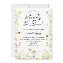 Mamma till Bee Wildlfower Baby Shower