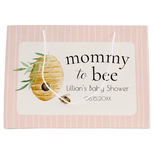 Mamma Till Bi Humla Rosa Flick Babyfirande  (Framsidan)
