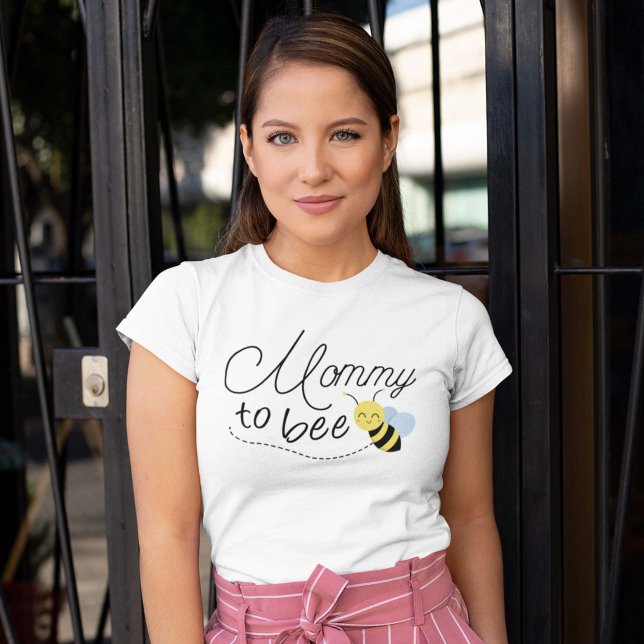 Mamma till bi t shirt (mommy to bee)