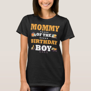 Mamma till Birthday Boy Construction Worker B-Da T Shirt