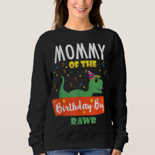 Mamma till Birthday Boy Dinosaur Raptor Funny T Shirt