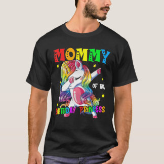 Mamma till Birthday Princess Funny Dabbing Unico T Shirt