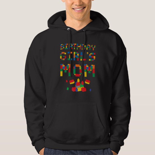 Mamma till Brick Master Builder Byggnadsblock Fa Hoodie (Framsida)