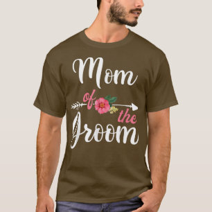 Mamma till brudgummen för kvinnor, möhippa Mamma T Shirt