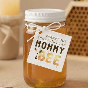 Mamma till Bumblebee Bee Tack Baby Shower Gåvor Etiketter