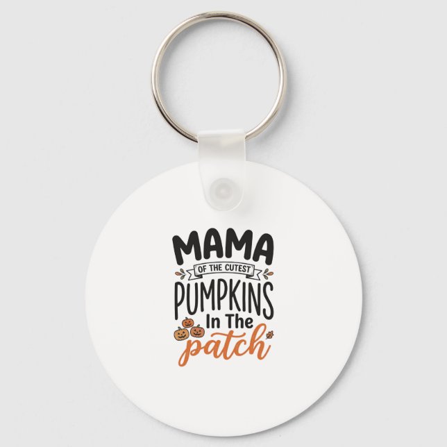 Mamma till de sötaste pumporna Höst T-shirt design Nyckelring (Framsida)