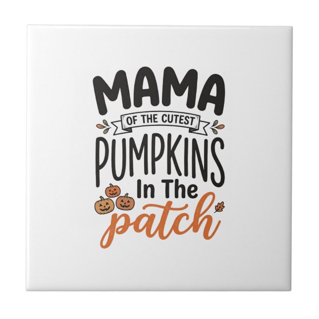 Mamma till de sötaste pumporna höst tröja design_1 kakelplatta (Framsidan)