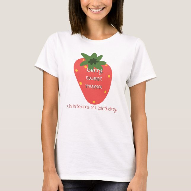 Mamma till den bärsöta en t shirt (Framsida)