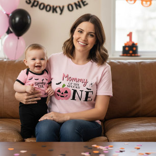 Mamma till den kusliga ettårsfirande på Halloween T Shirt