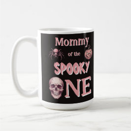Mamma till den läskiga en Pinkoween Vintage Skalle Kaffemugg
