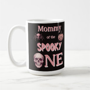 Mamma till den läskiga en Pinkoween Vintage Skalle Kaffemugg