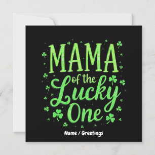 Mamma till den lyckliga första St. Patrick's Day Inbjudningar