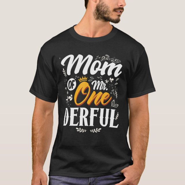 Mamma till den nederländske 1:a födelsedagen först t shirt (Framsida)